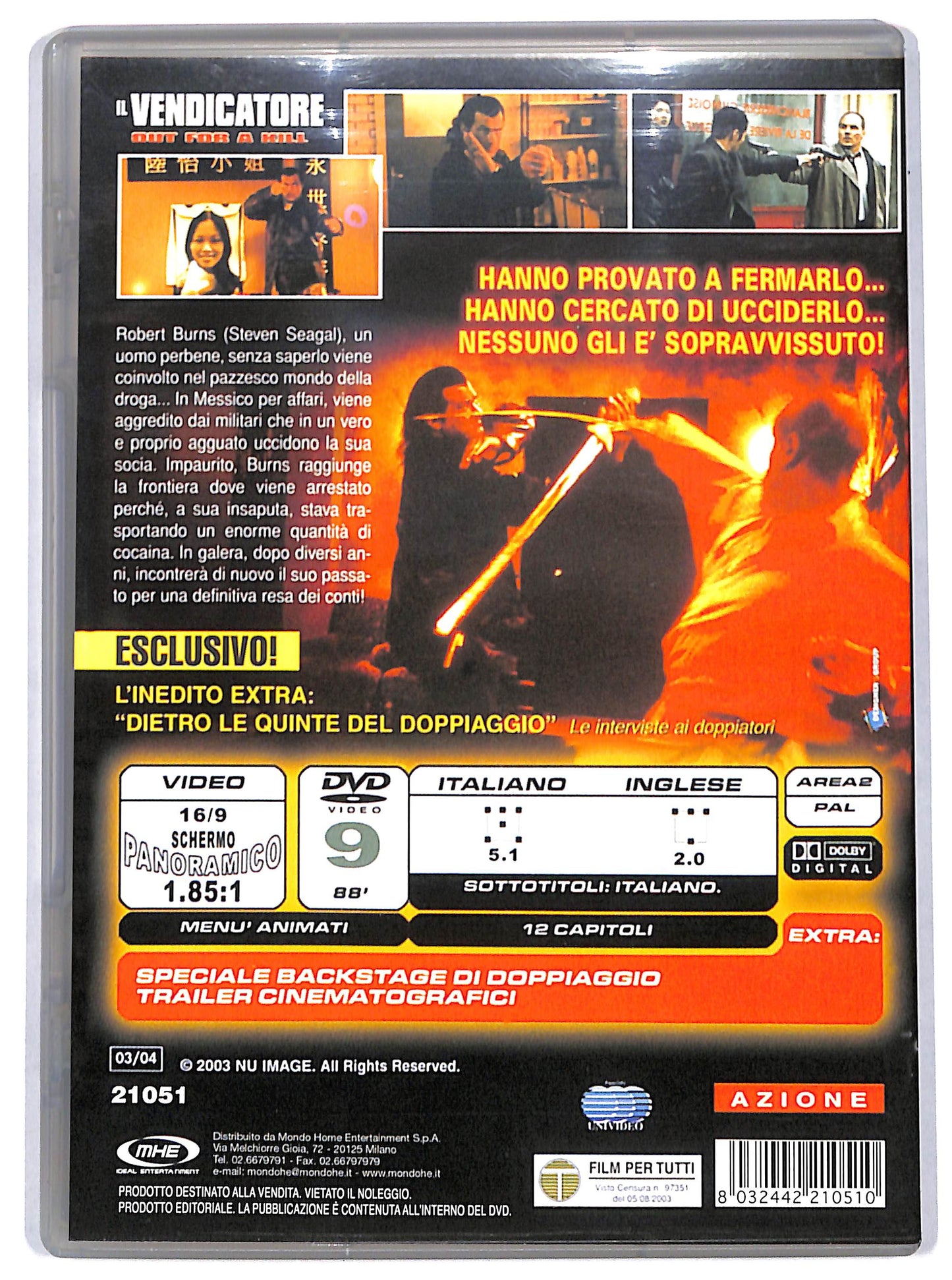 EBOND il vendicatore - out for a kill DVD D730518