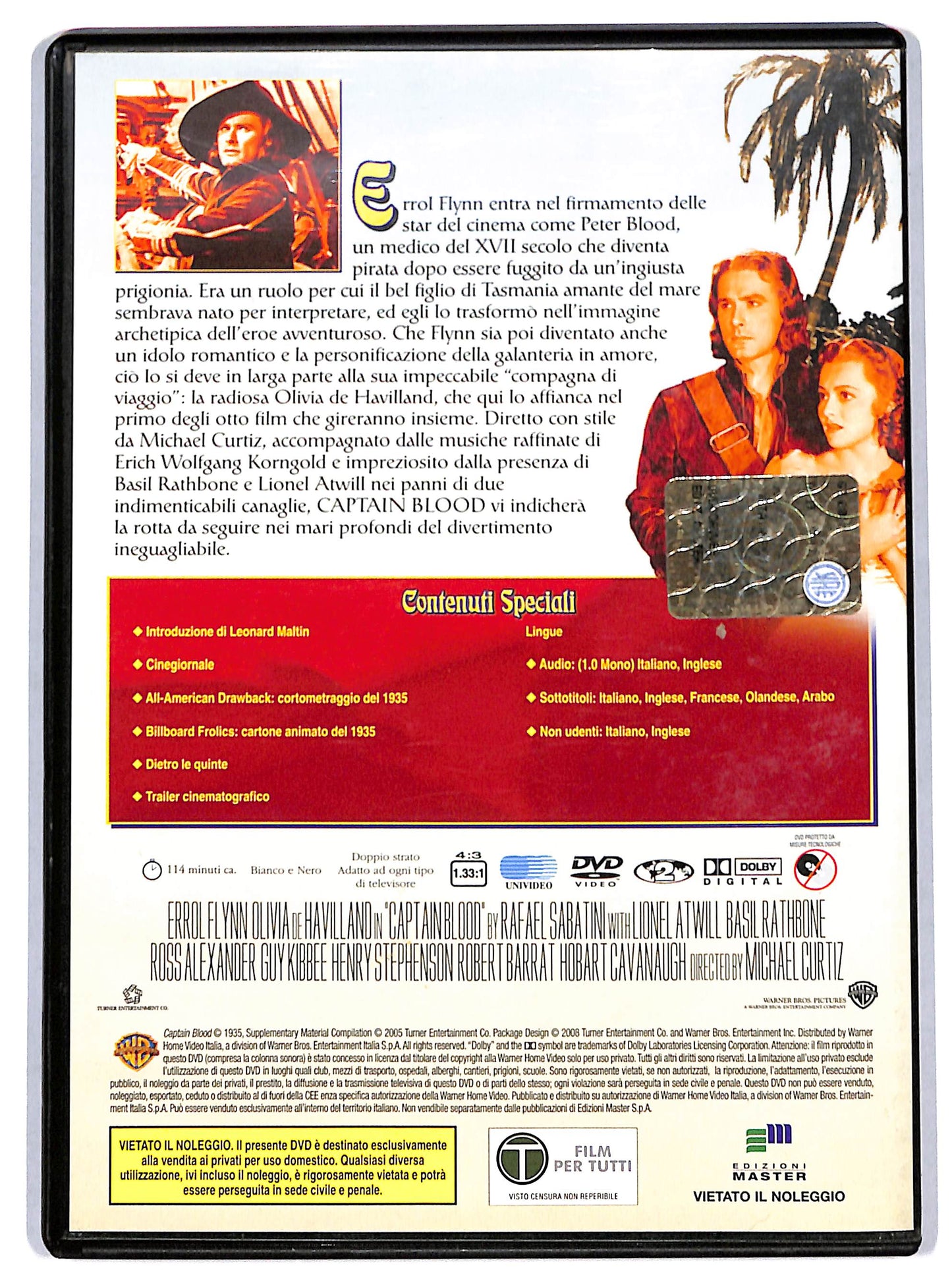 EBOND Captain Blood EDITORIALE DVD D730560