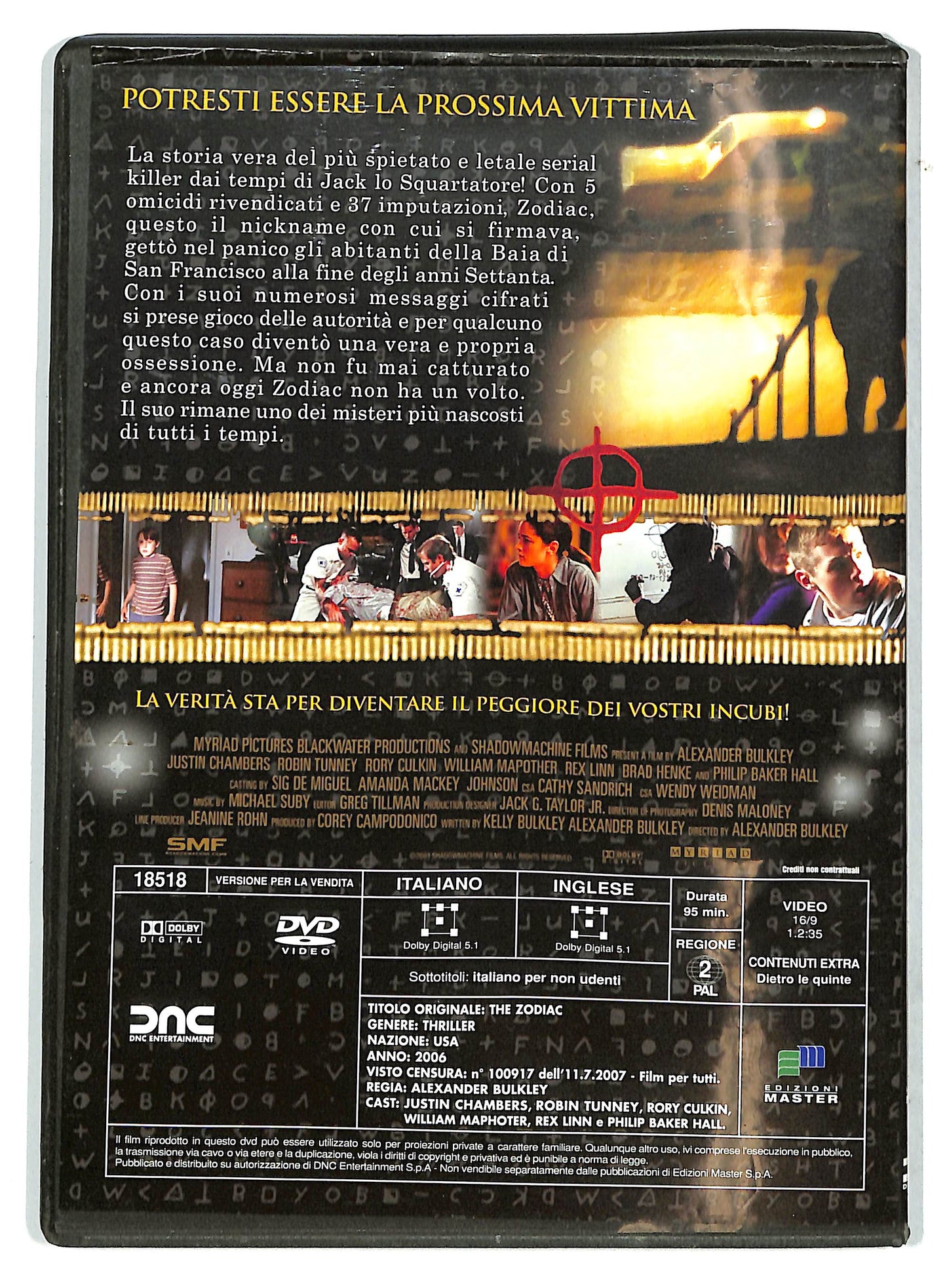 EBOND The Zodiac DVD EDITORIALE D730839