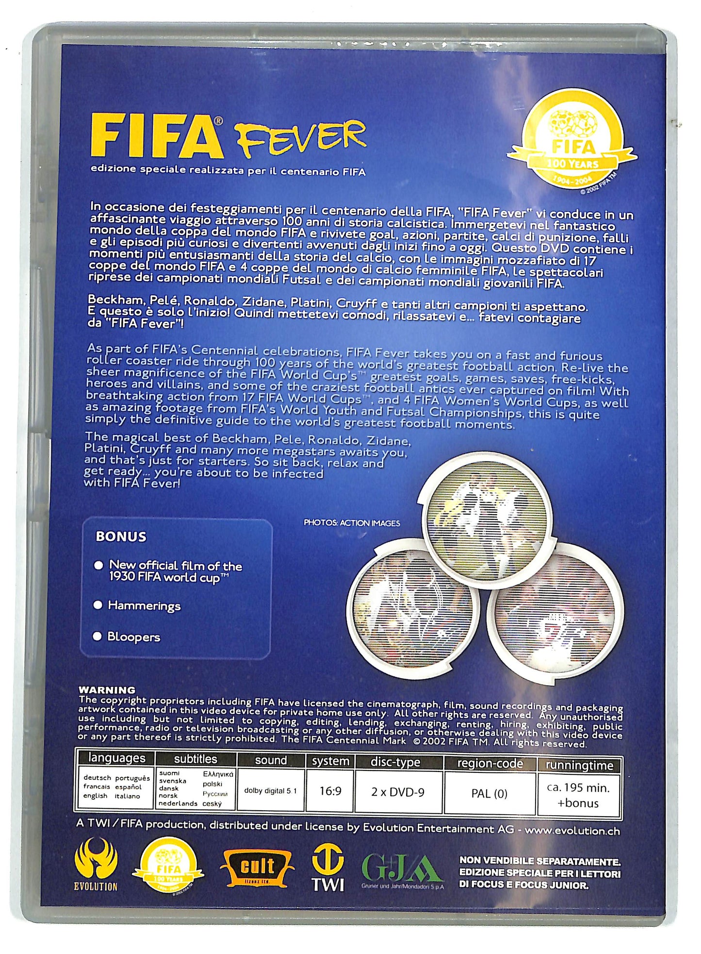 EBOND fifa fever EDITORIALE DVD D730855