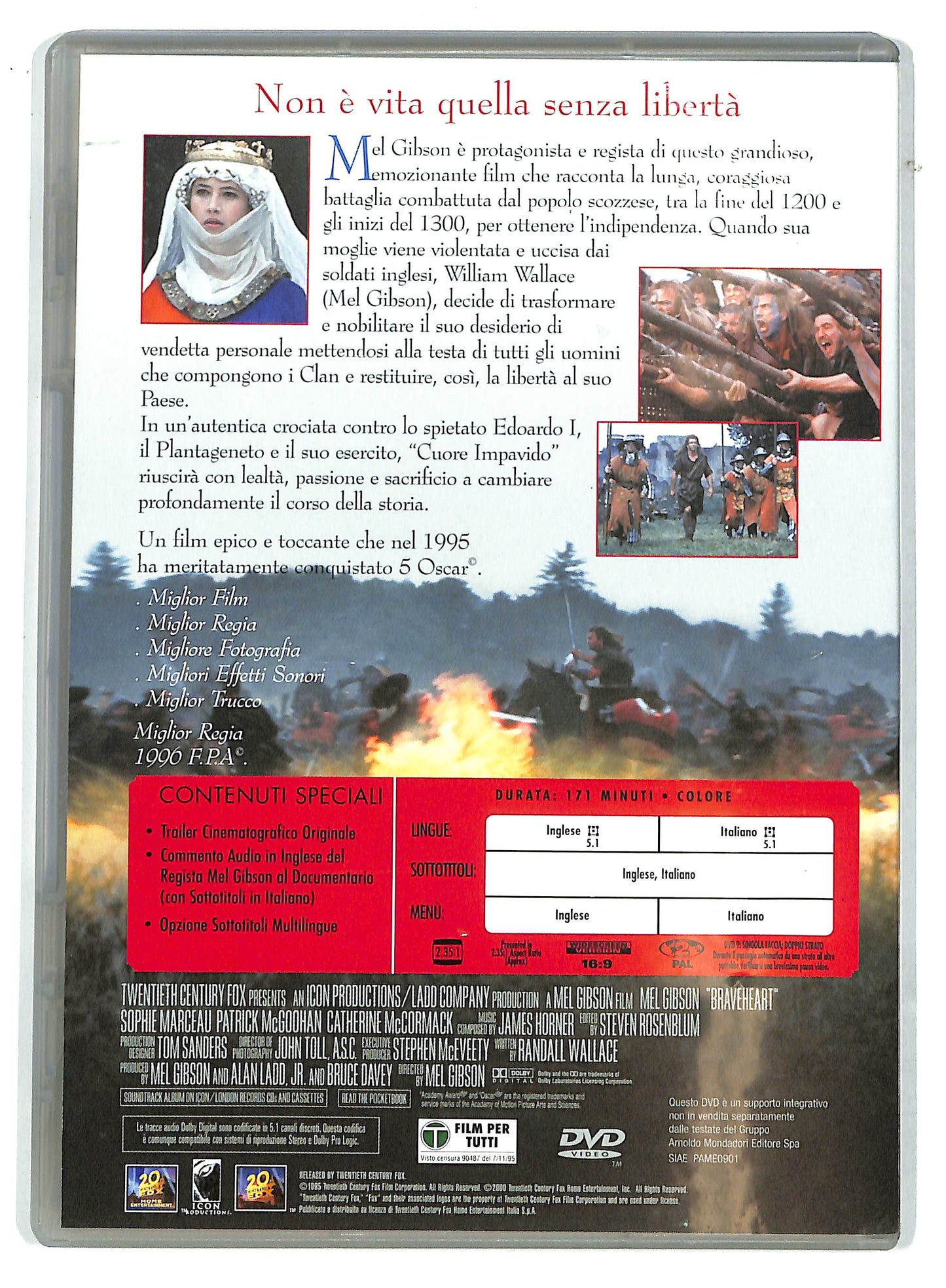 EBOND Braveheart EDITORIALE DVD D730856