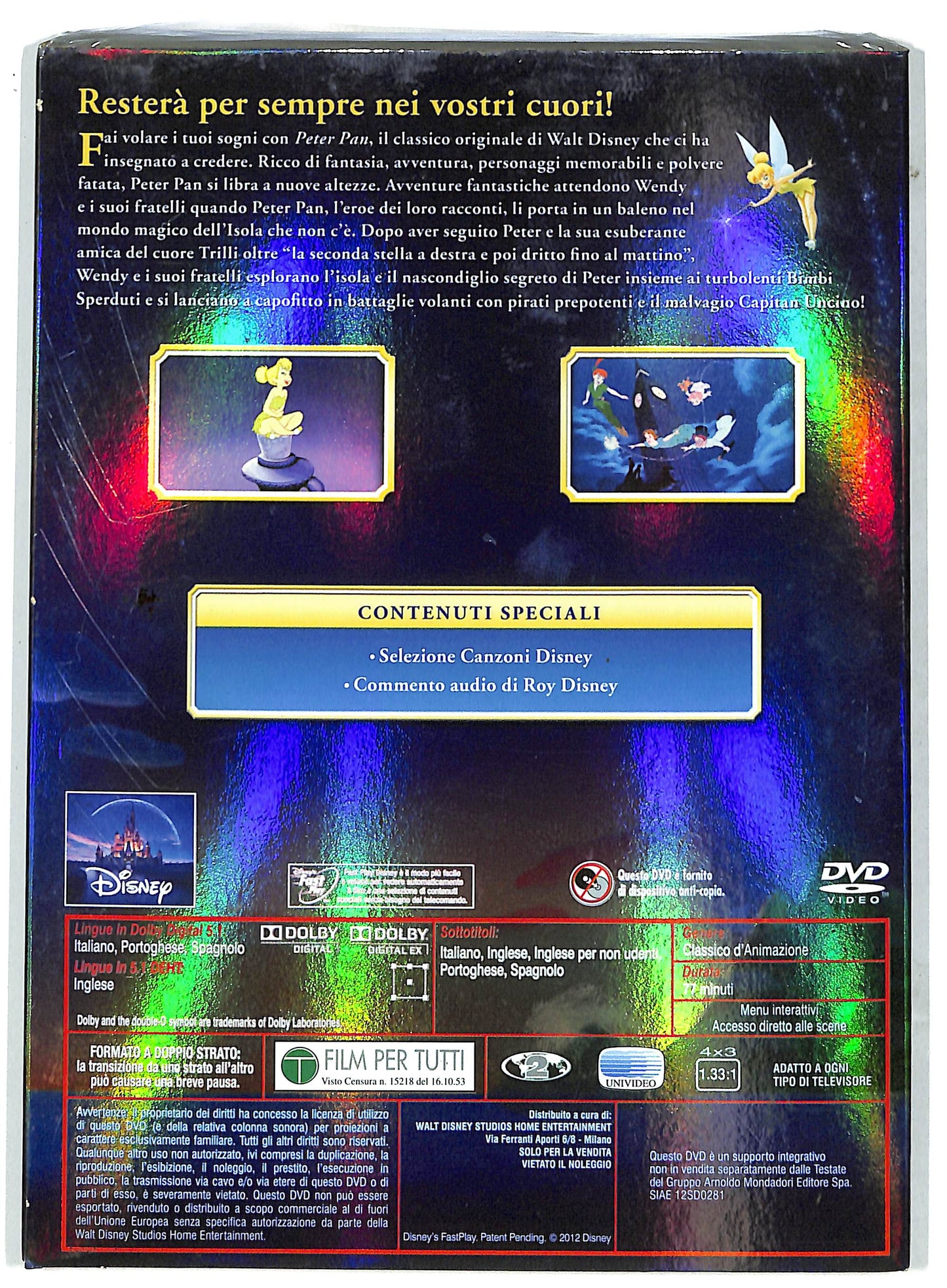 EBOND Le avventure di Peter Pan DVD D730861