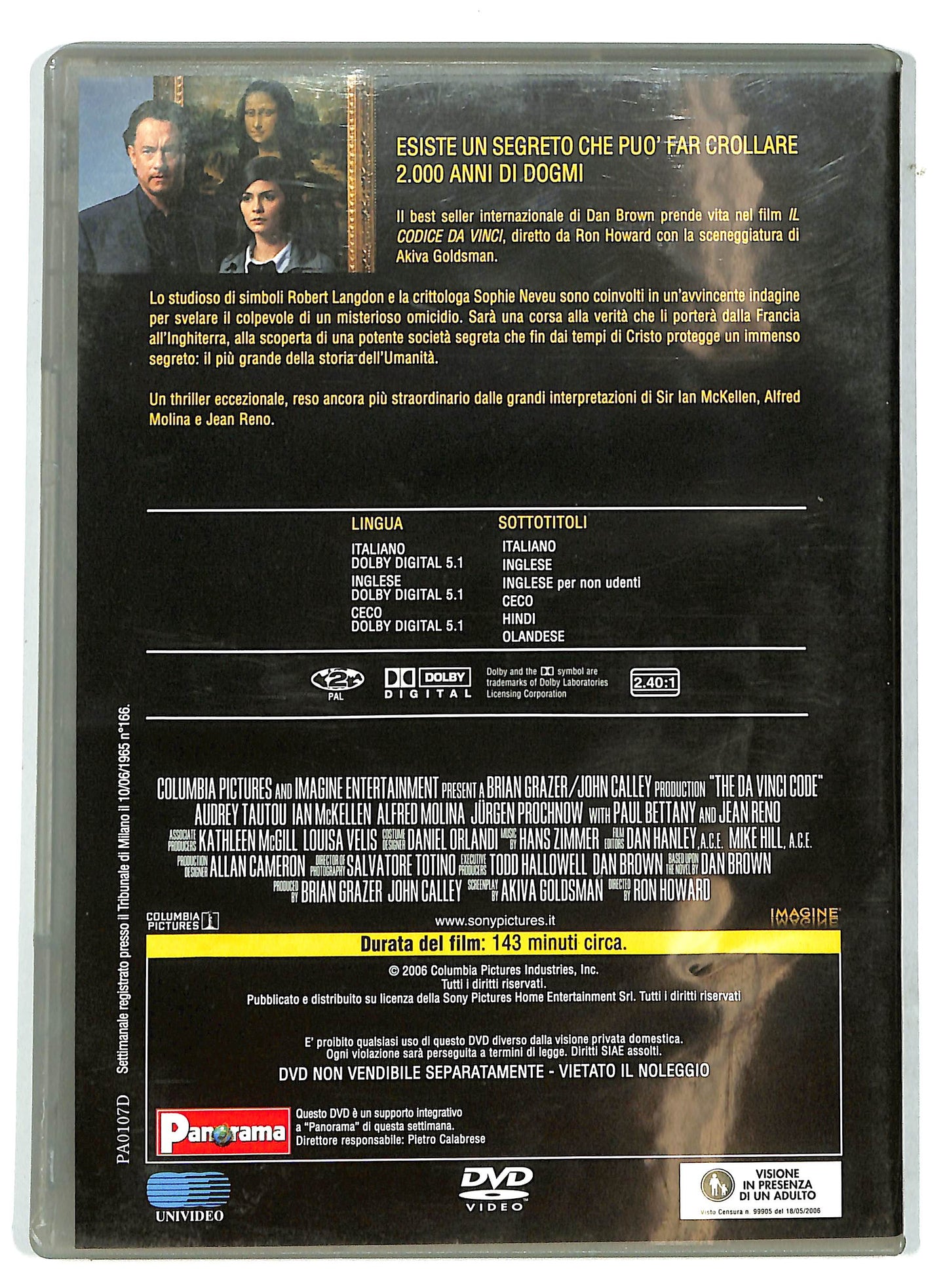 EBOND Il codice Da Vinci EDITORIALE DVD D731046