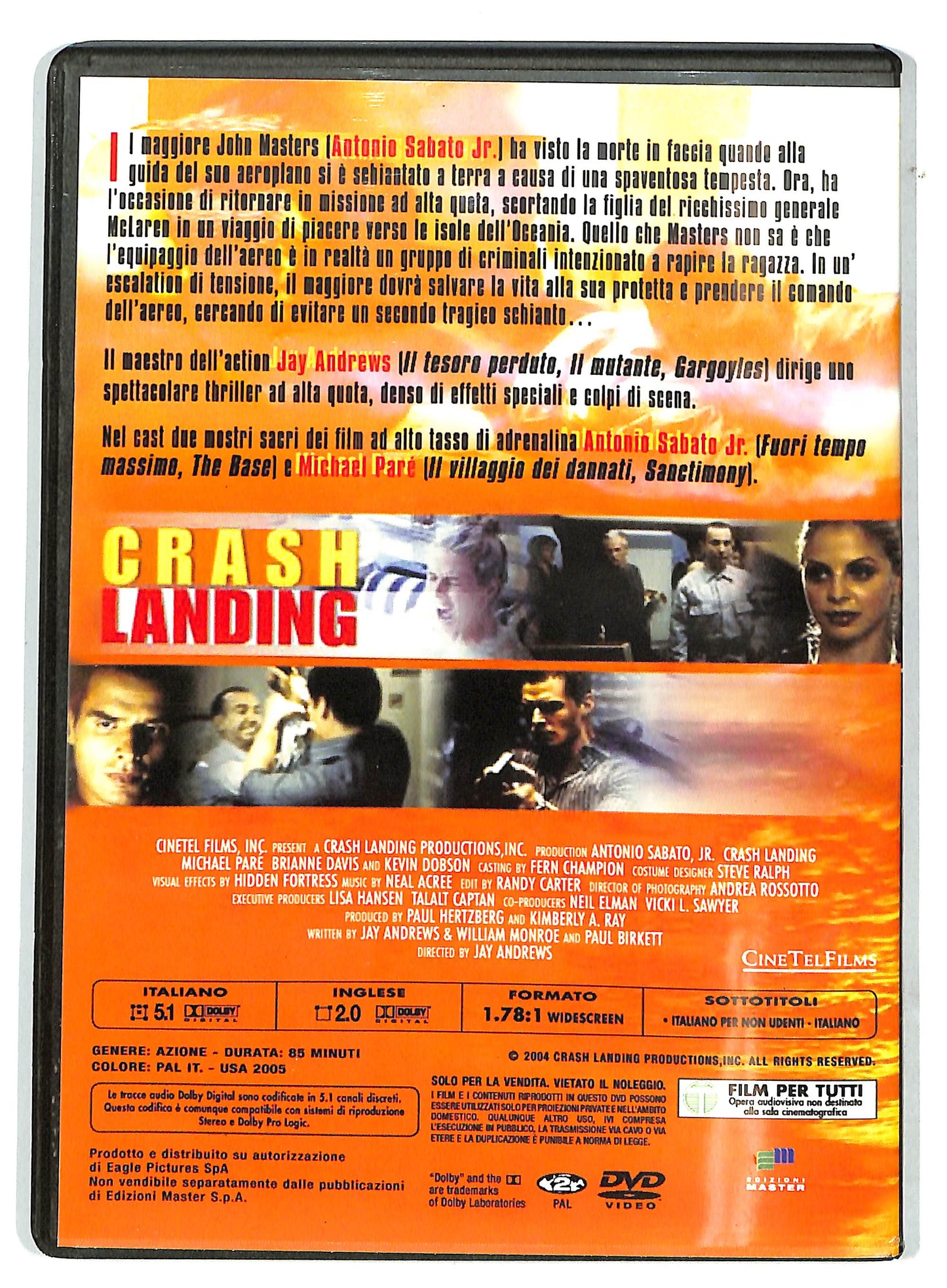 EBOND Crash Landing EDITORIALE DVD D731110