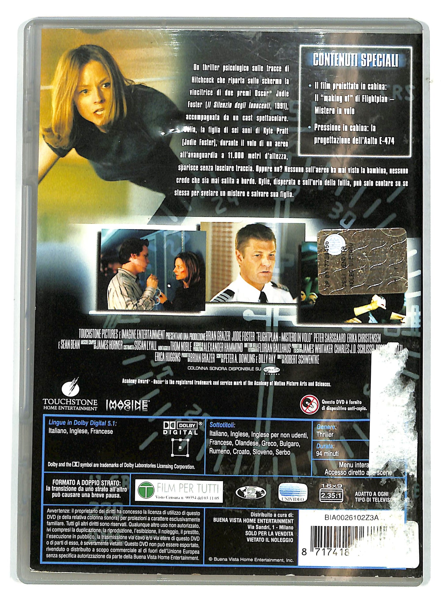 EBOND Flightplan - Mistero In Volo DVD D731156