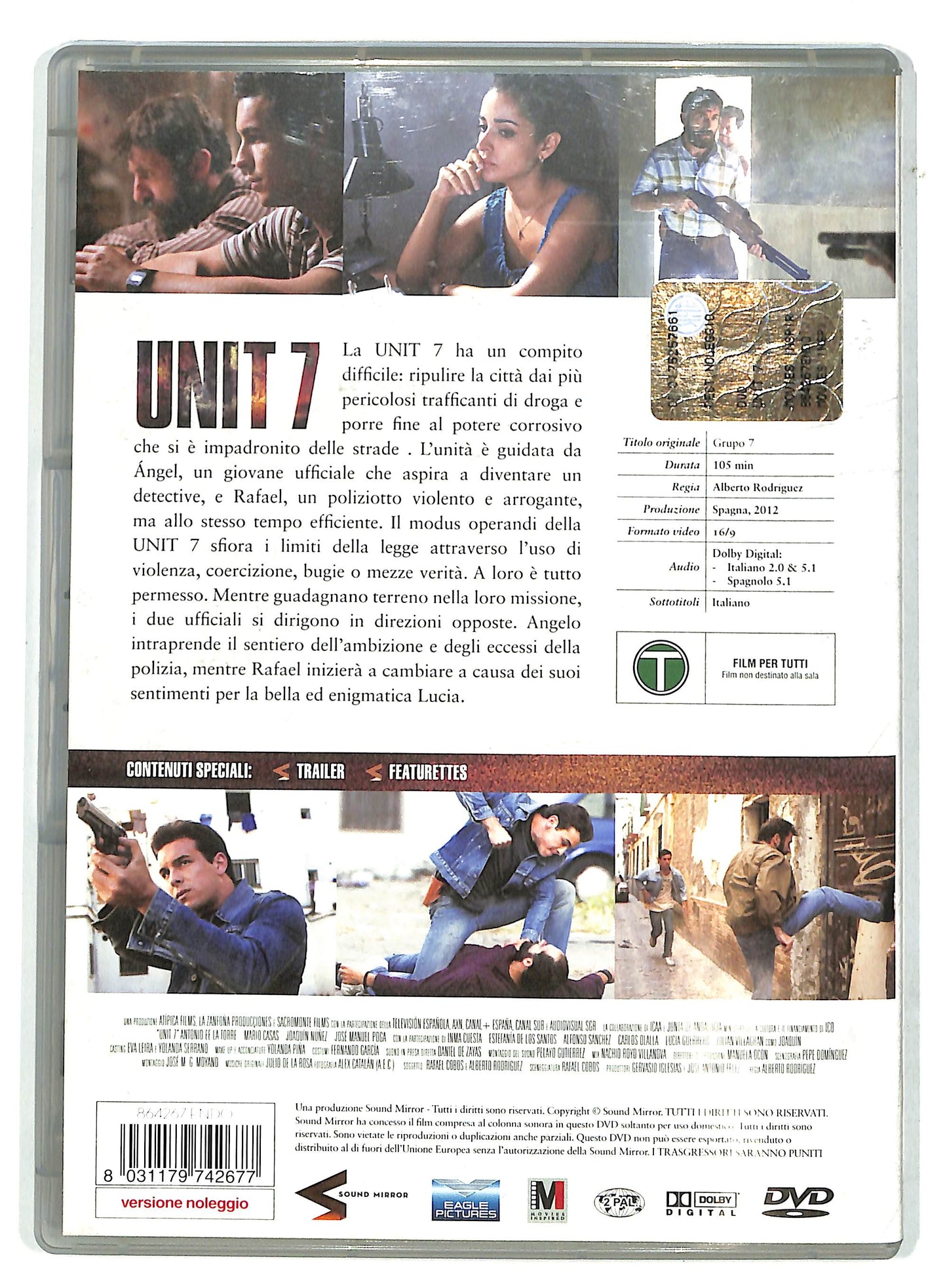 EBOND Unit 7 NOLEGGIO DVD D731225