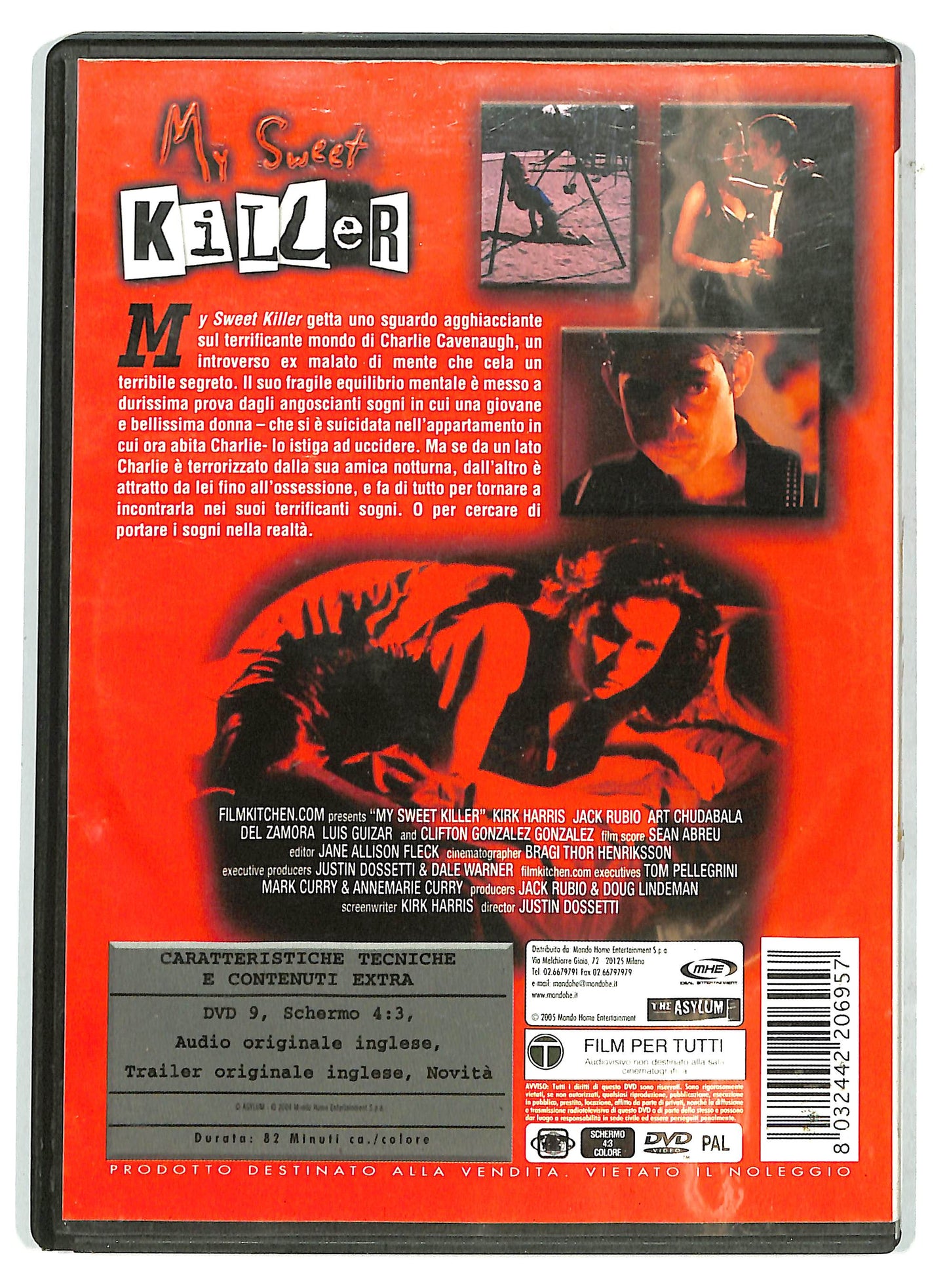 EBOND my sweet killer DVD D731262