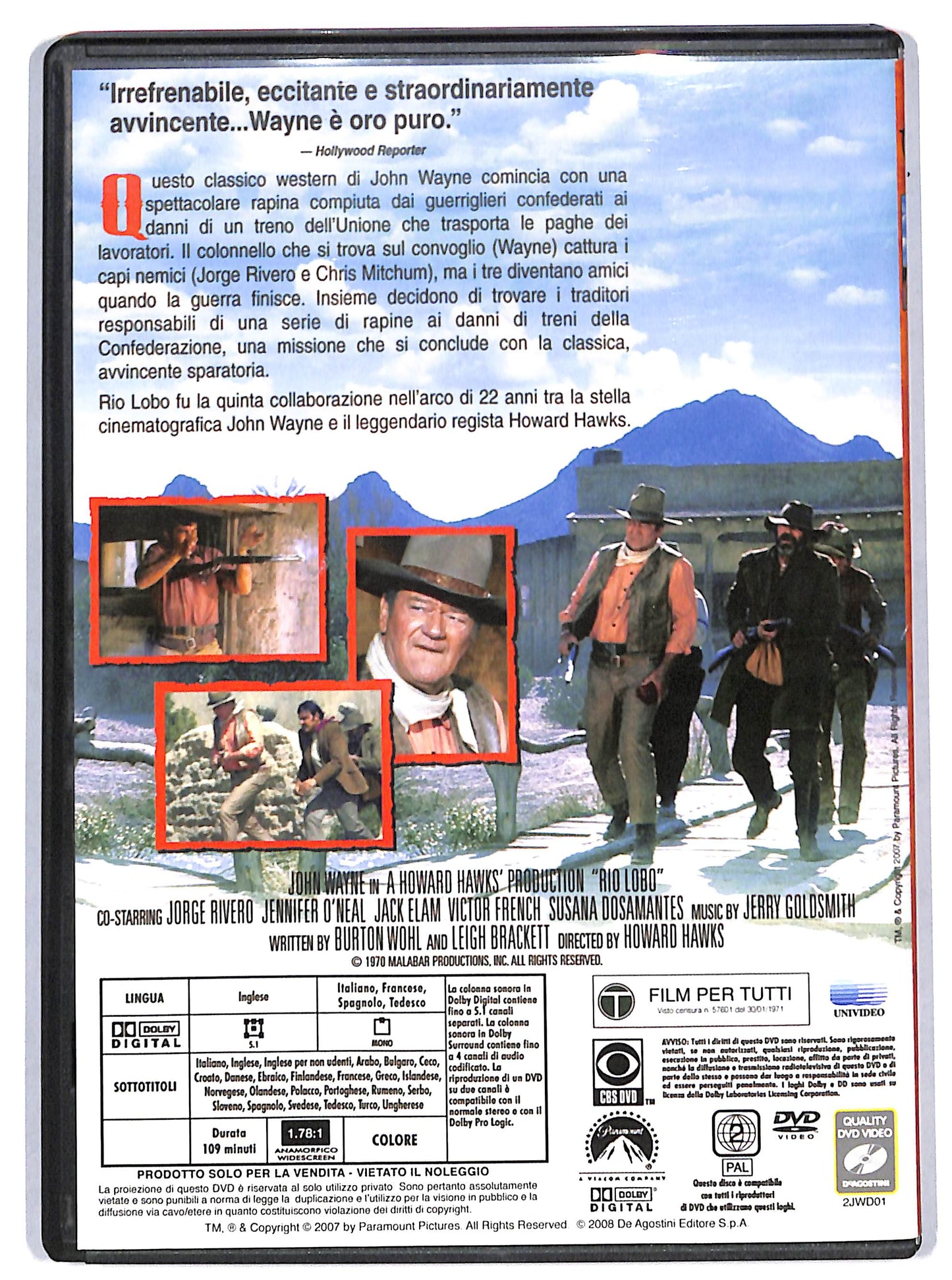 EBOND Rio Lobo EDITORIALE DVD D731308