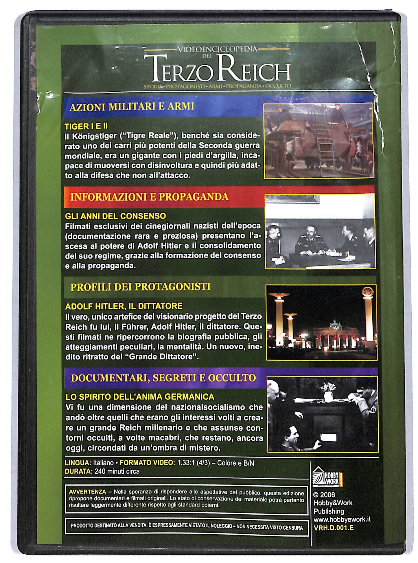 EBOND Videoenciclopedia del Terzo Reich - Volume 1 EDITORIALE DVD D731357