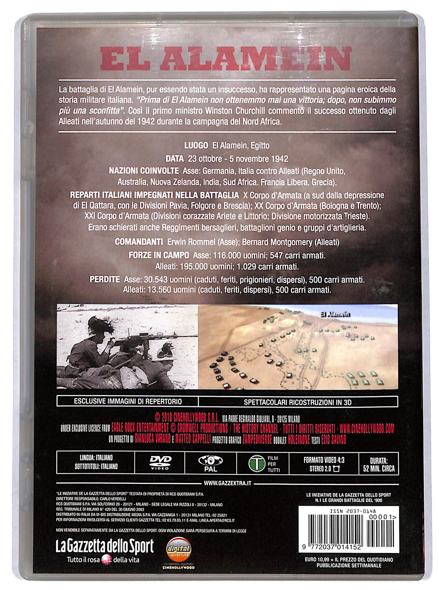 EBOND El Alamein EDITORIALE DVD D731613