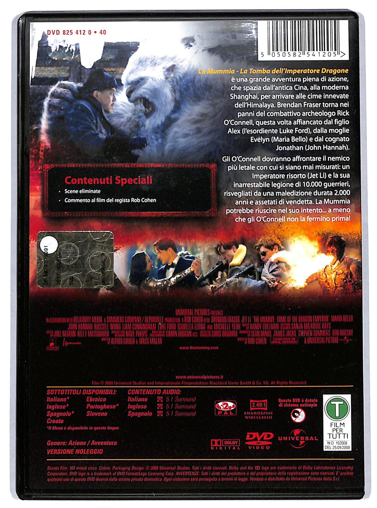 EBOND La Mummia - La Tomba Dell'imperatore Dragone DVD NOLEGGIO D731637
