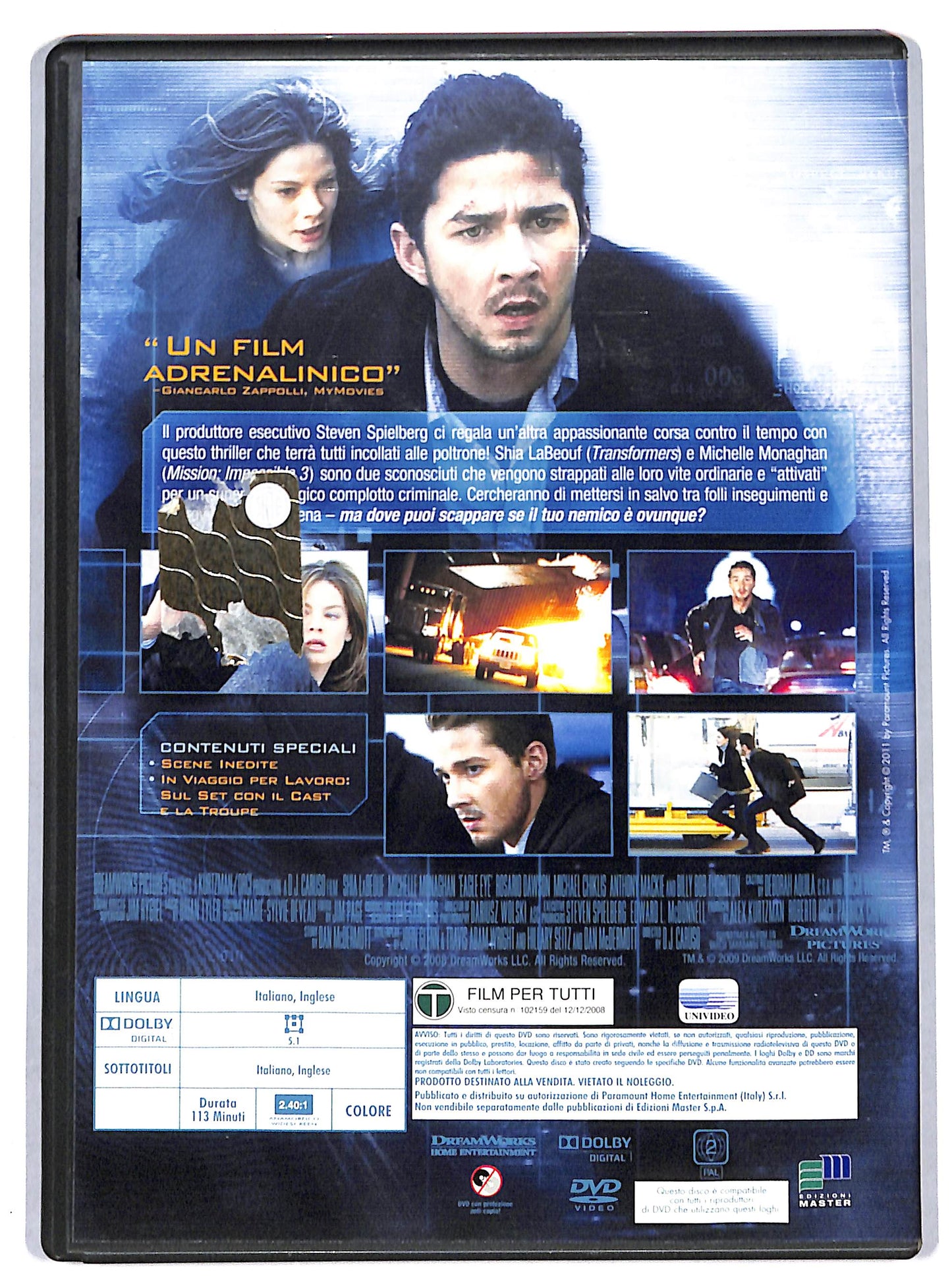 EBOND Eagle Eye EDITORIALE DVD D731706