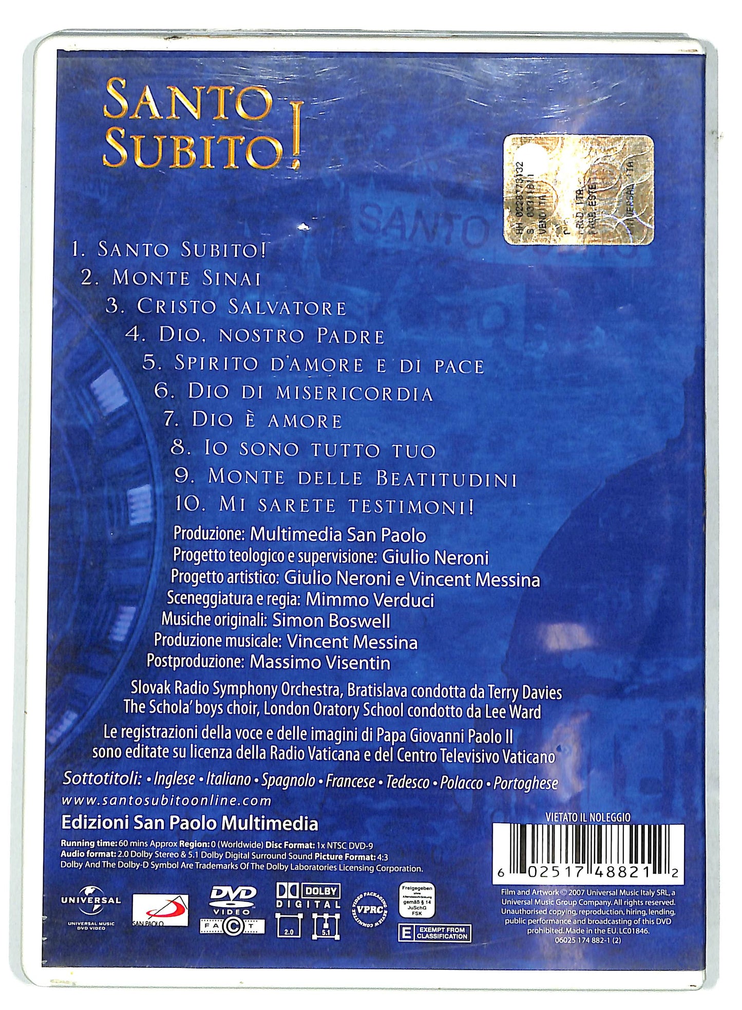 EBOND Santo Subito! DVD D731855