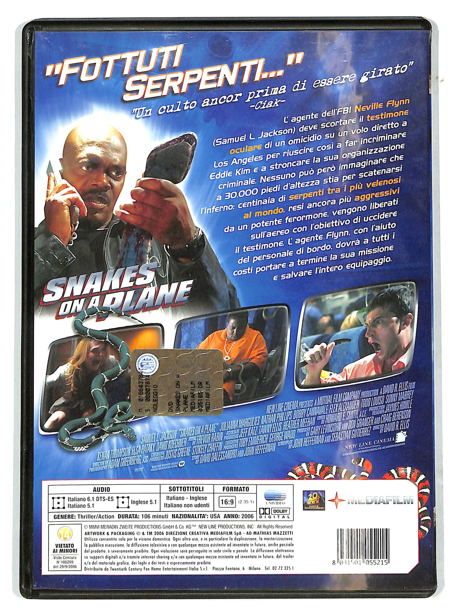 EBOND Snakes on a Plane DVD D731865