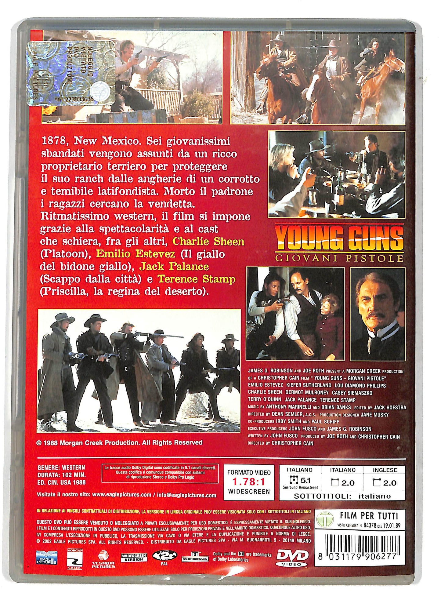EBOND young guns - giovani pistole DVD D732004