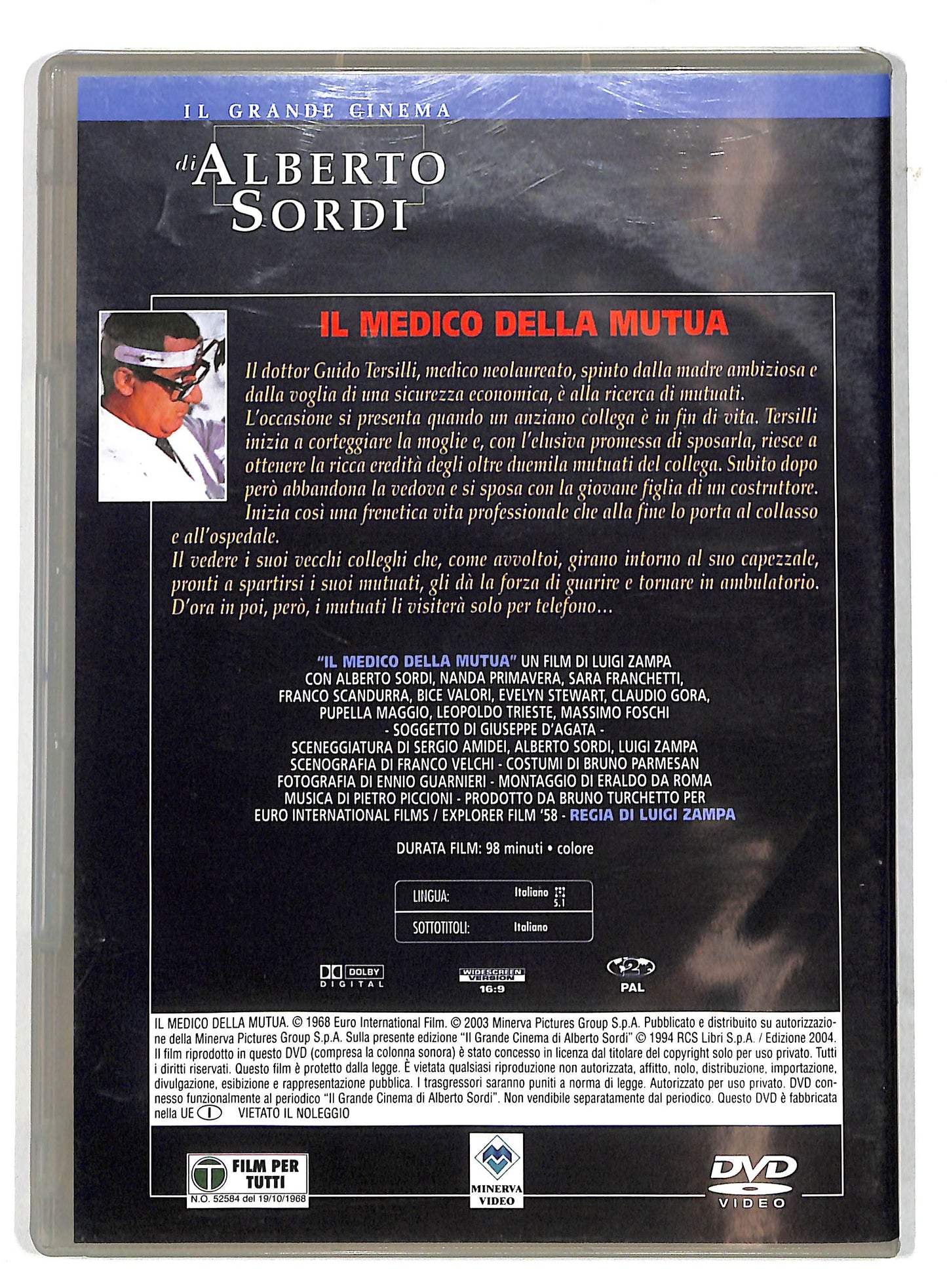 EBOND Il medico della mutua EDITORIALE DVD D732032