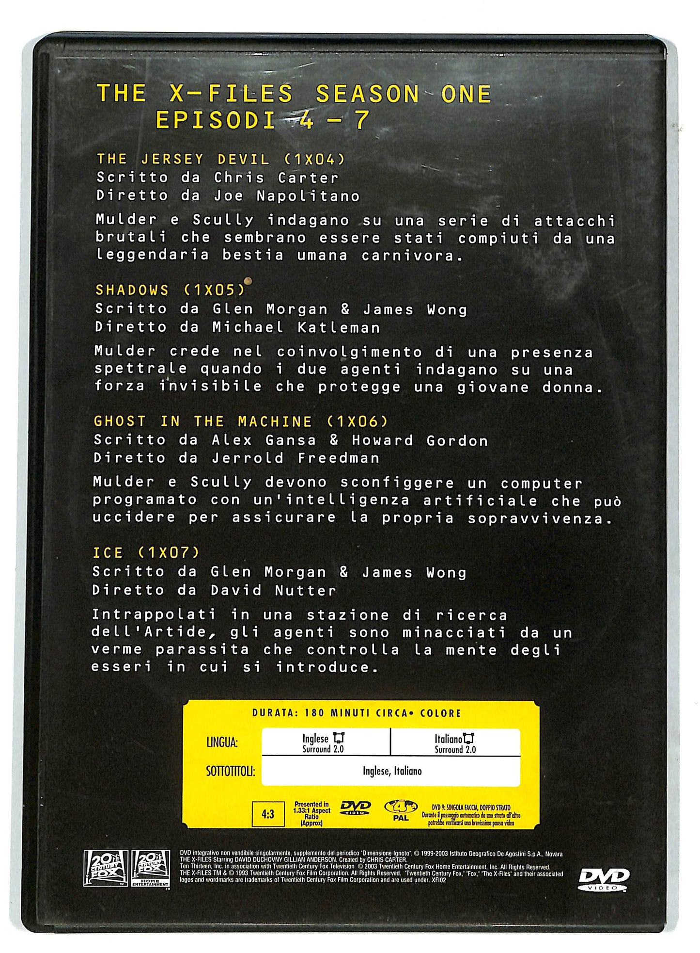 EBOND The X Files collection - season One volume 2 EDITORIALE DVD D732222