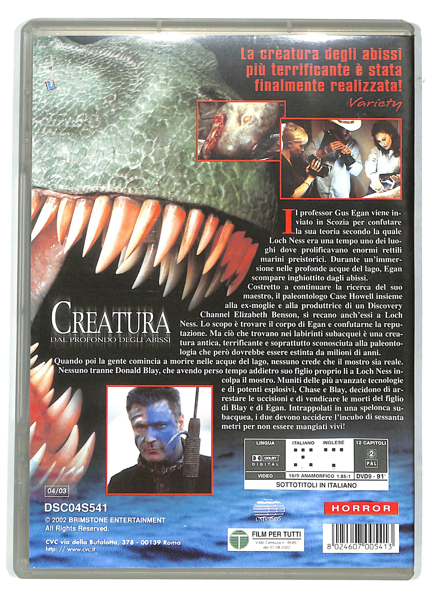 EBOND Creatura - Dal profondo degli abissi DVD D732228