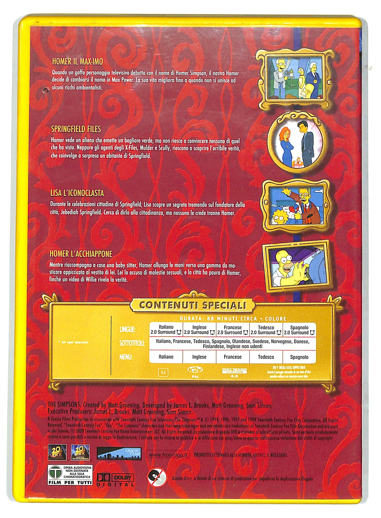EBOND I Simpson classici i File Segreti Dei Simpson EDITORIALE DVD D732307