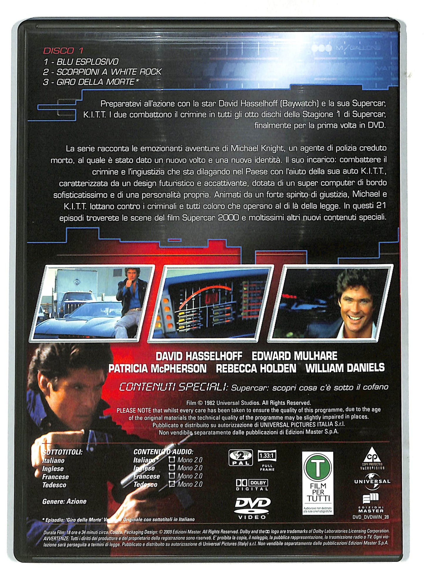 EBOND Supercar Volume 1 EDITORIALE DVD D732335