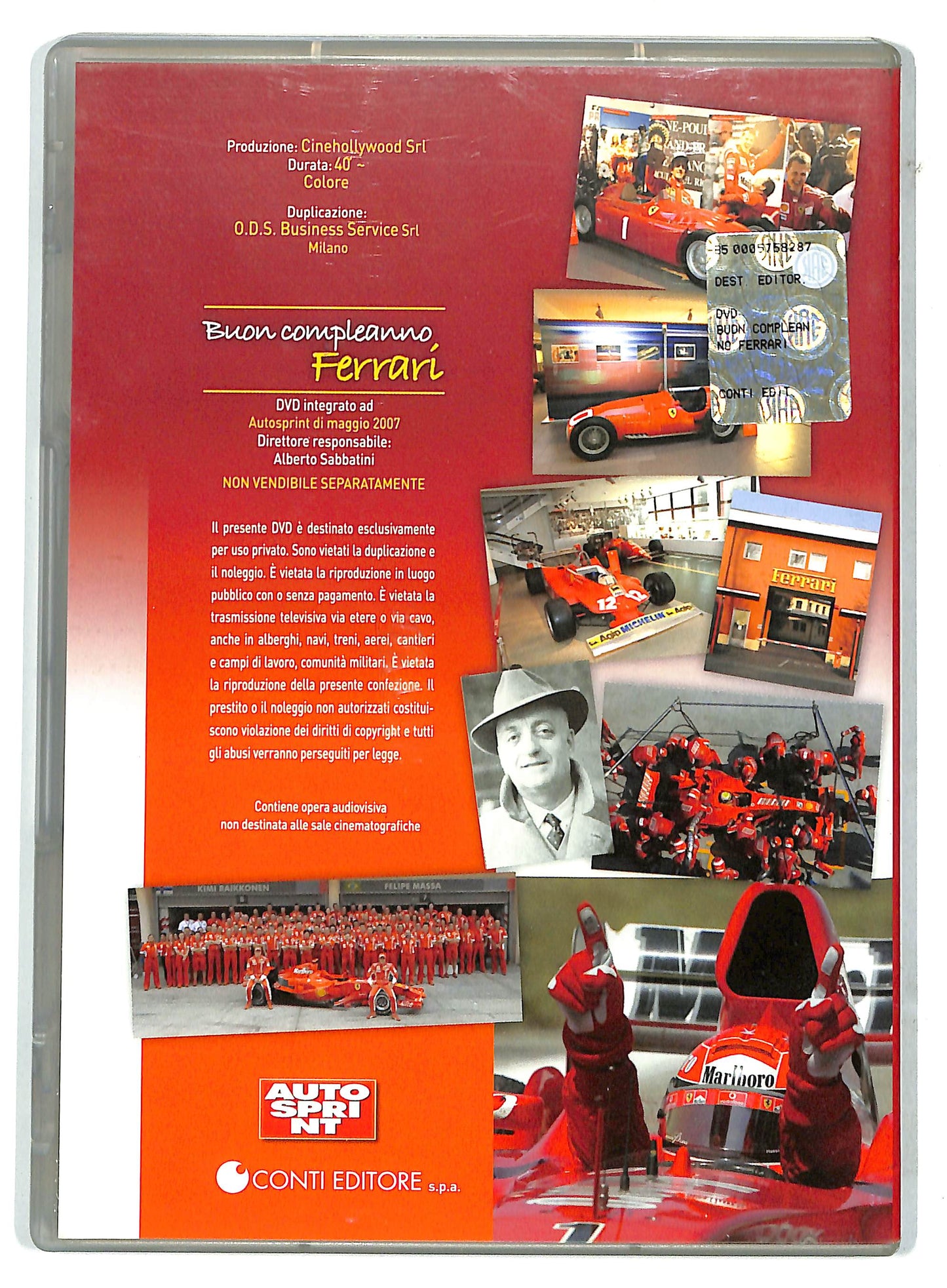 EBOND Buon compleanno ferrari 1947 - 2007 EDITORIALE DVD D732350