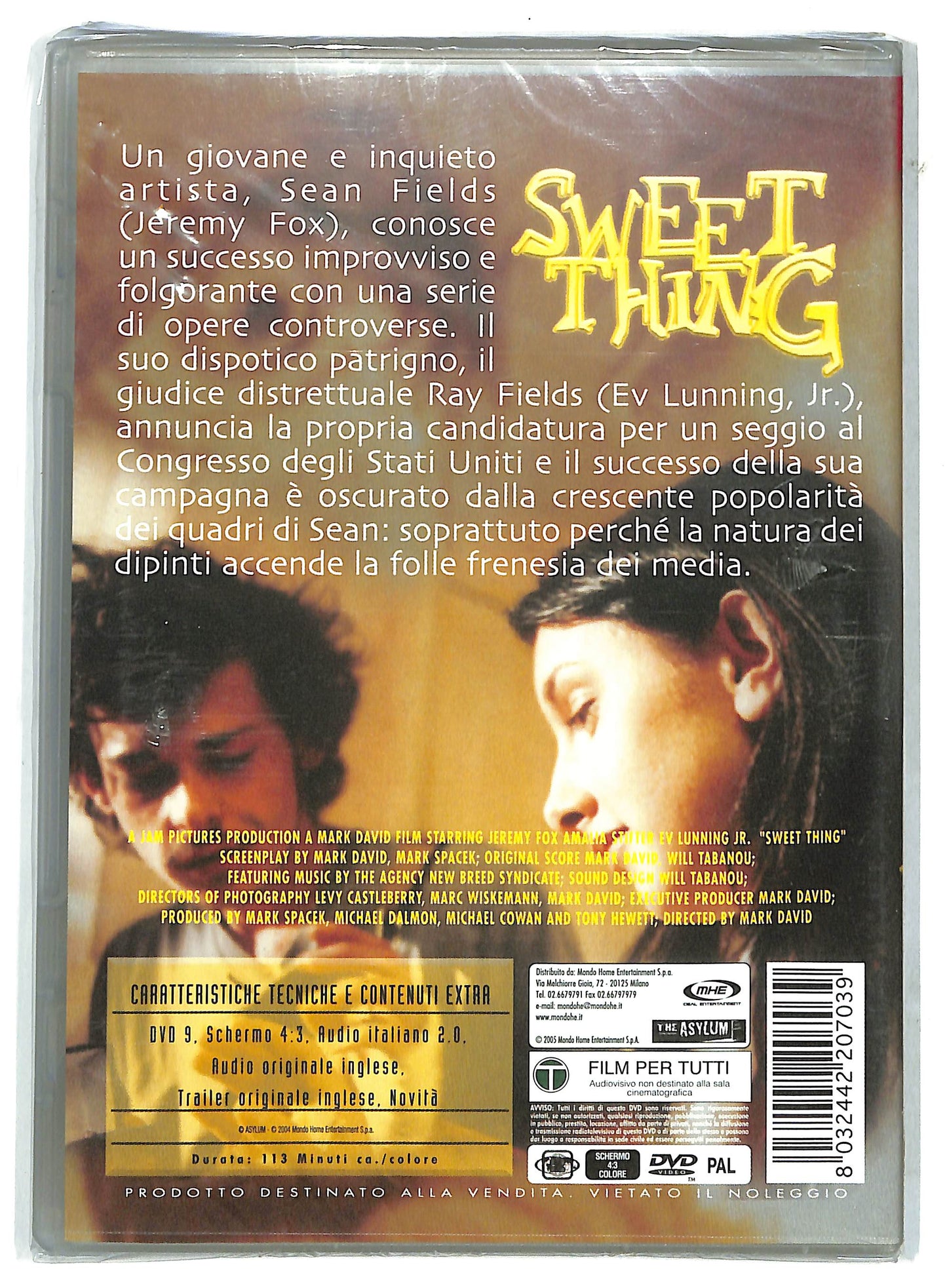 EBOND Sweet Thing EDITORIALE DVD D732351