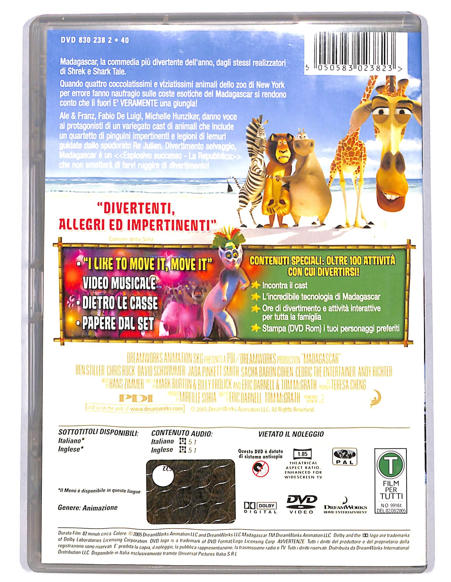 EBOND madagascar DVD D732454