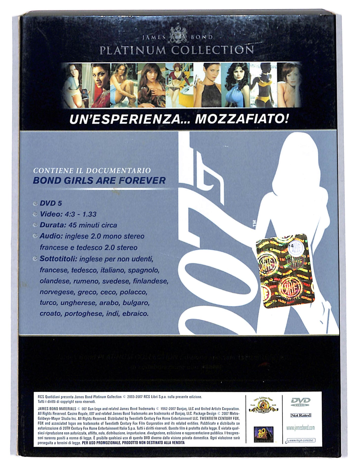EBOND Bond Girls Are Forever EDITORIALE DVD D732547