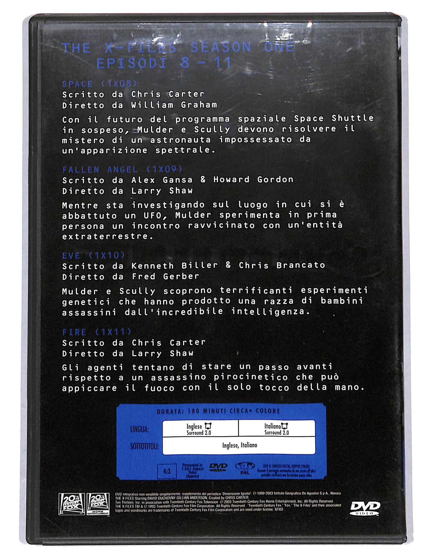 EBOND The X Files Collection Vol 3 Stagione 1 EDITORIALE DVD D732554