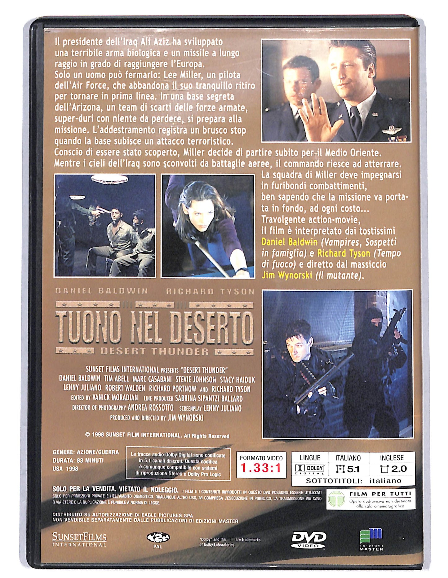 EBOND Tuono nel deserto EDITORIALE DVD D732607