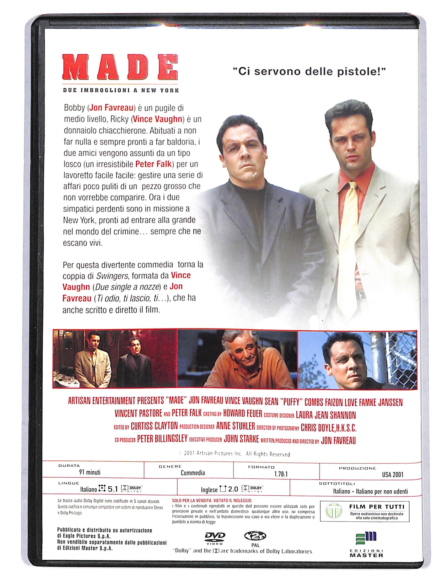 EBOND Made - Due imbroglioni a New York DVD EDITORIALE D732608