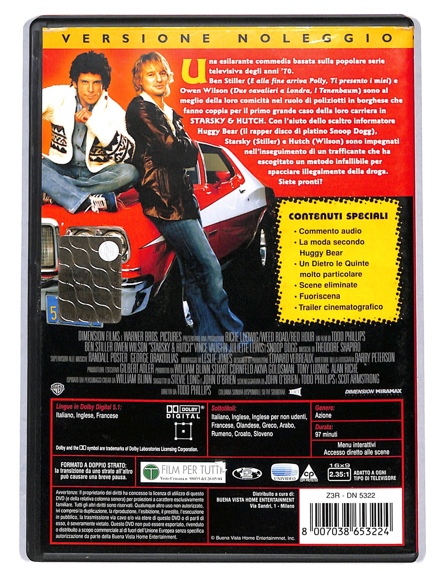 EBOND Starsky & Hutch DVD Ex Noleggio NOLEGGIO D732661