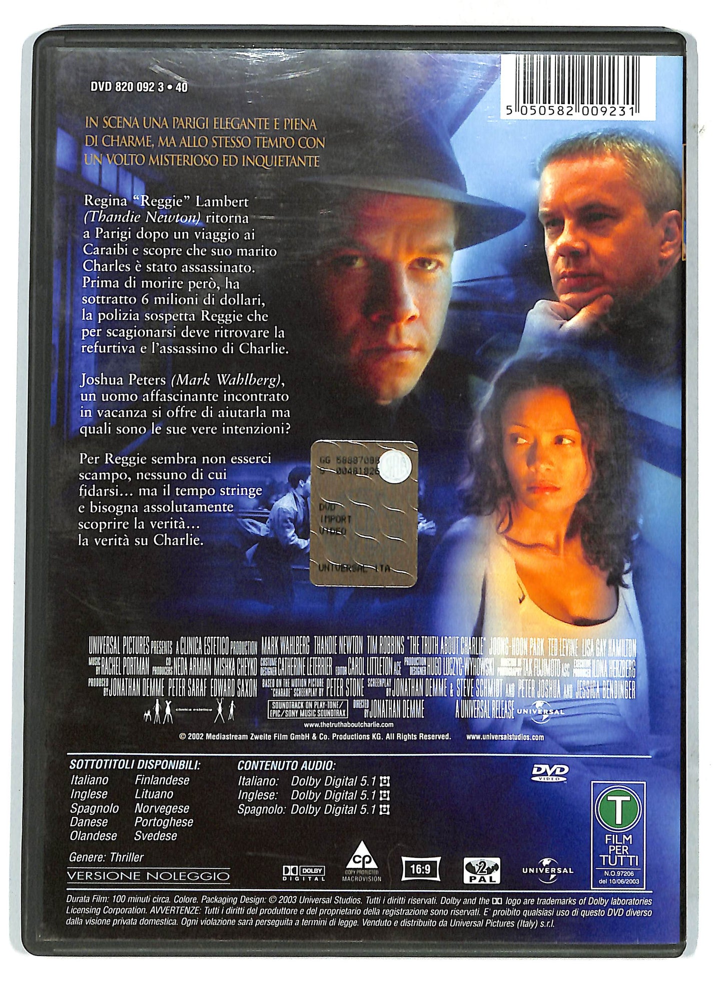 EBOND The Truth About Charlie NOLEGGIO DVD D732718