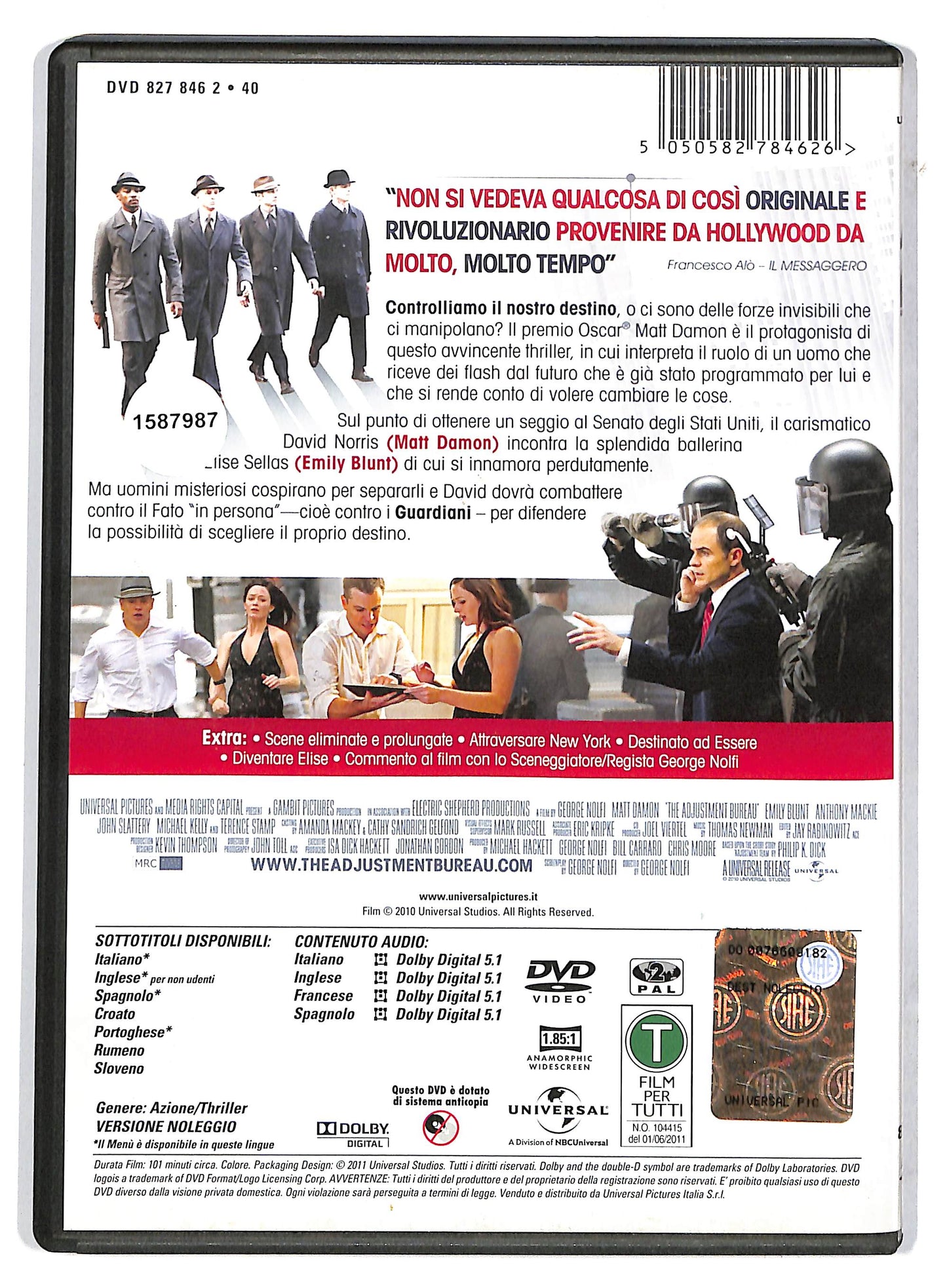EBOND I Guardiani del Destino NOLEGGIO DVD D732733