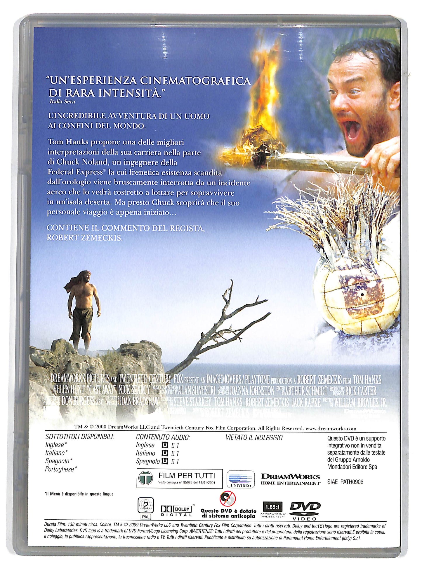 EBOND Cast Away EDITORIALE DVD D732761
