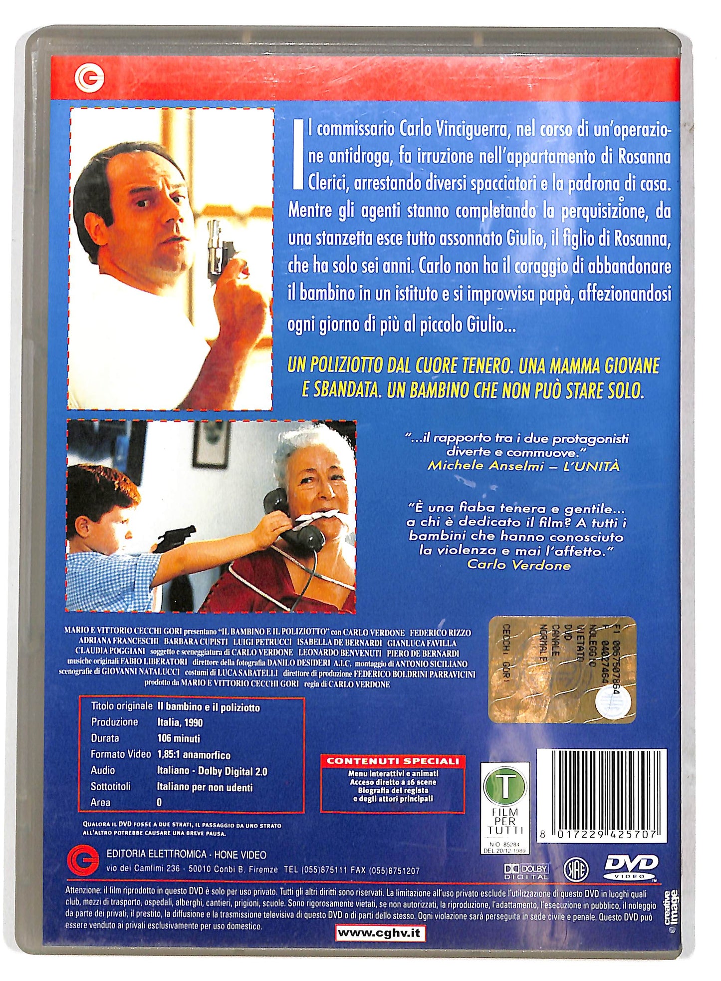 EBOND Il bambino e il poliziotto DVD D732812