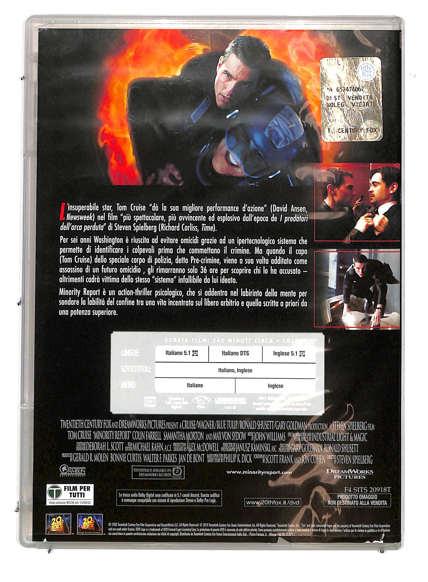 EBOND Minority report DVD EDITORIALE D732841
