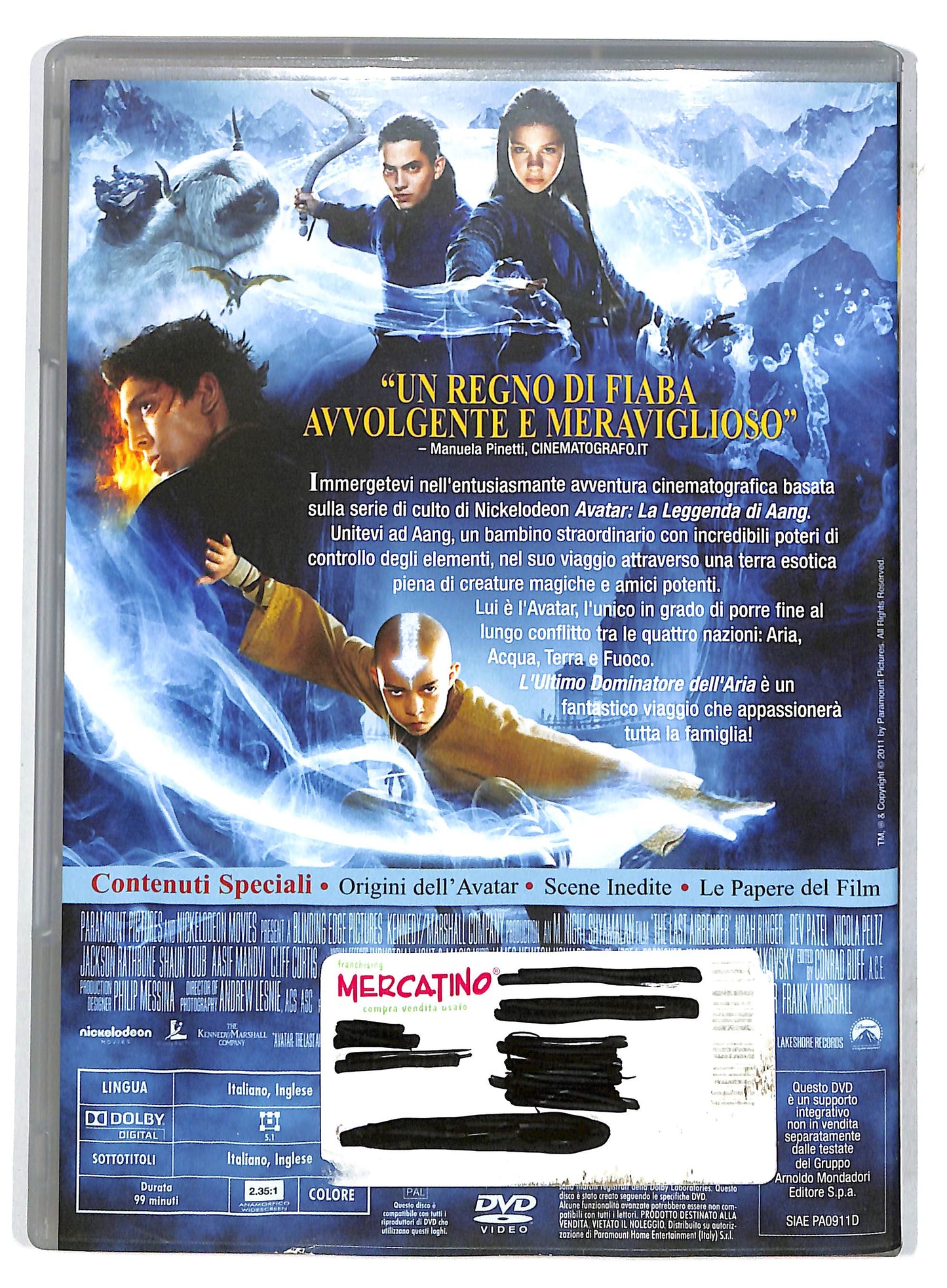 EBOND L'ultimo dominatore dell'aria EDITORIALE DVD D732912