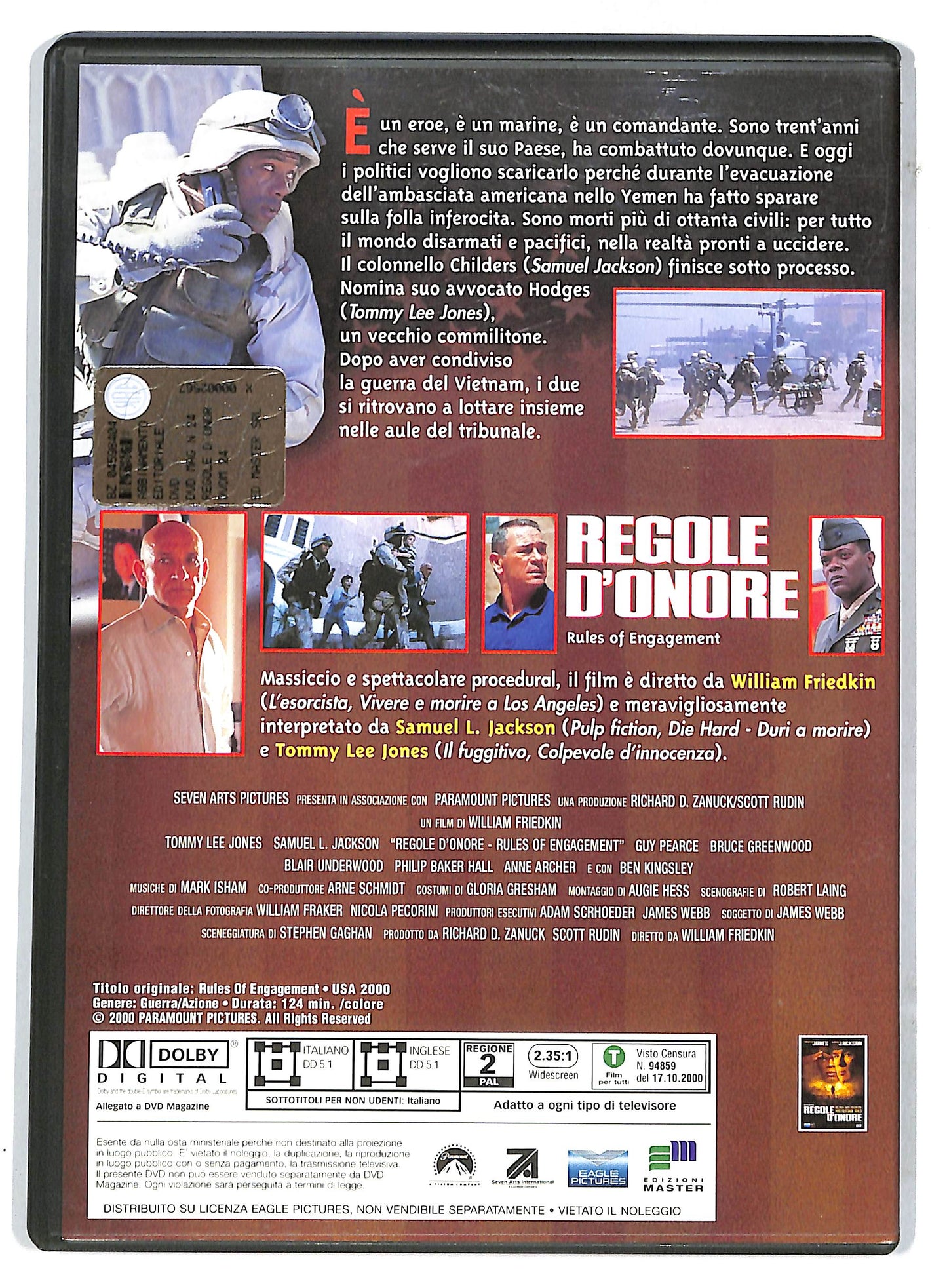 EBOND Regole d'onore EDITORIALE DVD D733017