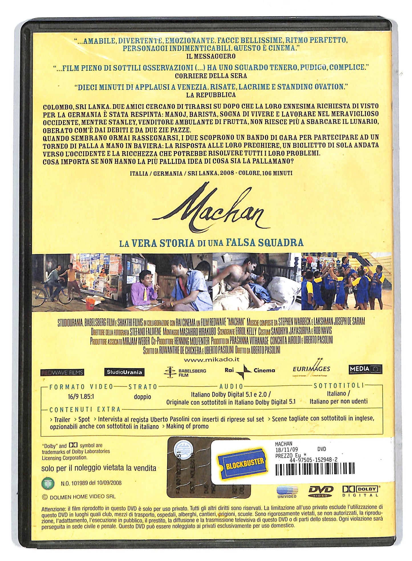 EBOND Machan - La vera storia di una falsa squadra NOLEGGIO DVD D733027