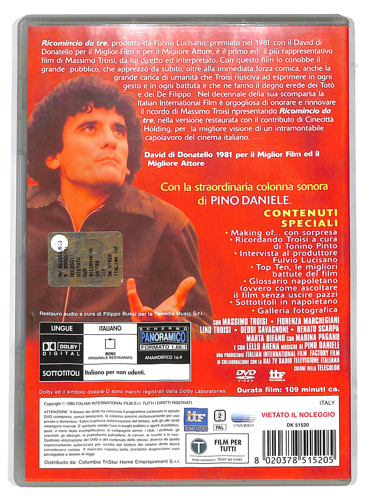 EBOND Ricomincio da tre Collector's Edition DVD D733048