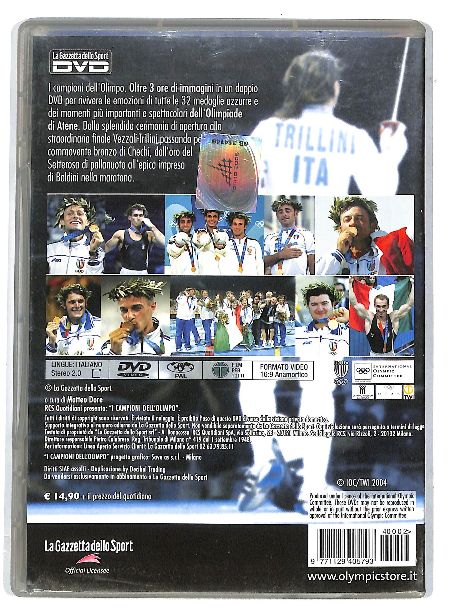 EBOND I campioni dell'Olimpo - Atene 2004 EDITORIALE DVD D733147