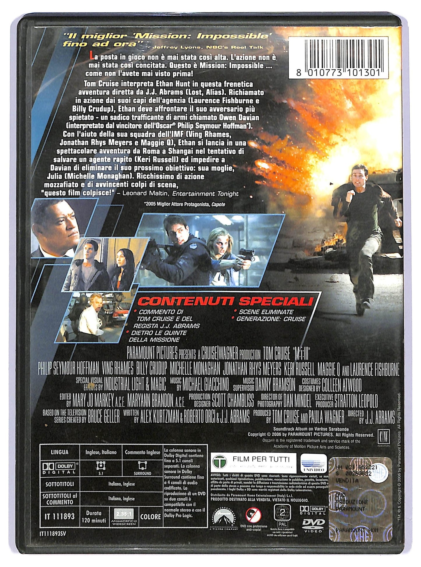 EBOND Tom Cruise M:I:III - Mission: Impossibile 3 DVD D733217