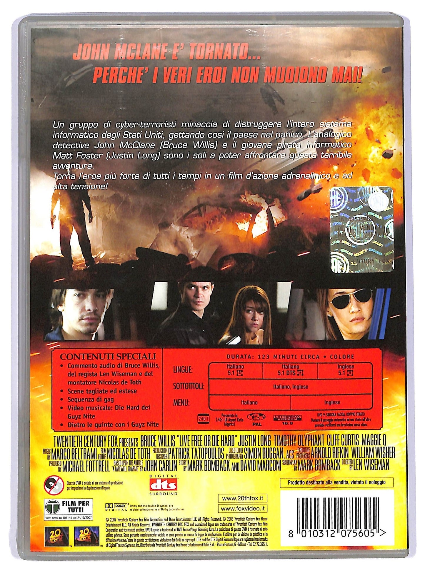 EBOND die hard - vivere o morire DVD D733242