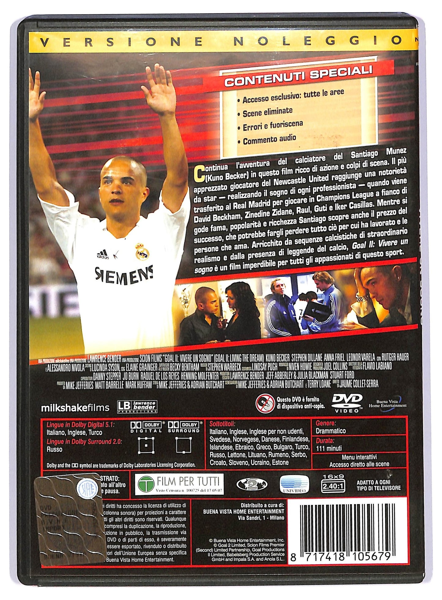 EBOND Goal II - Vivere un sogno DVD NOLEGGIO D733247
