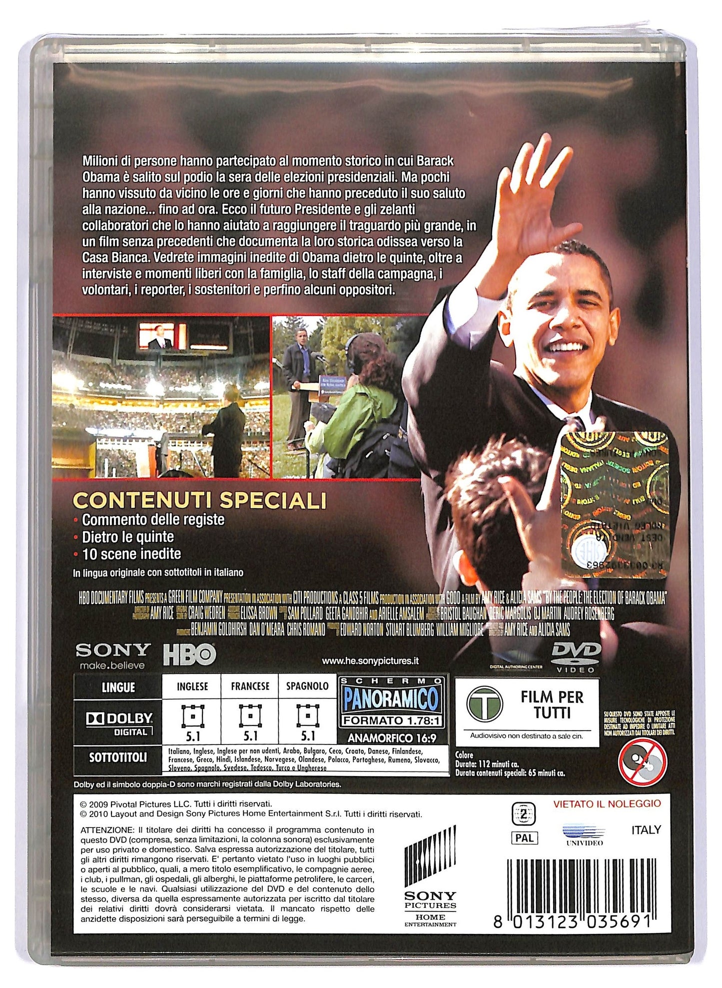 EBOND Barack obama - l'uomo, il presidente DVD D733250