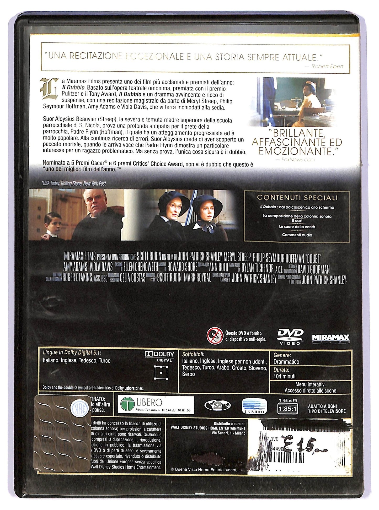 EBOND Il dubbio NOLEGGIO DVD D733332