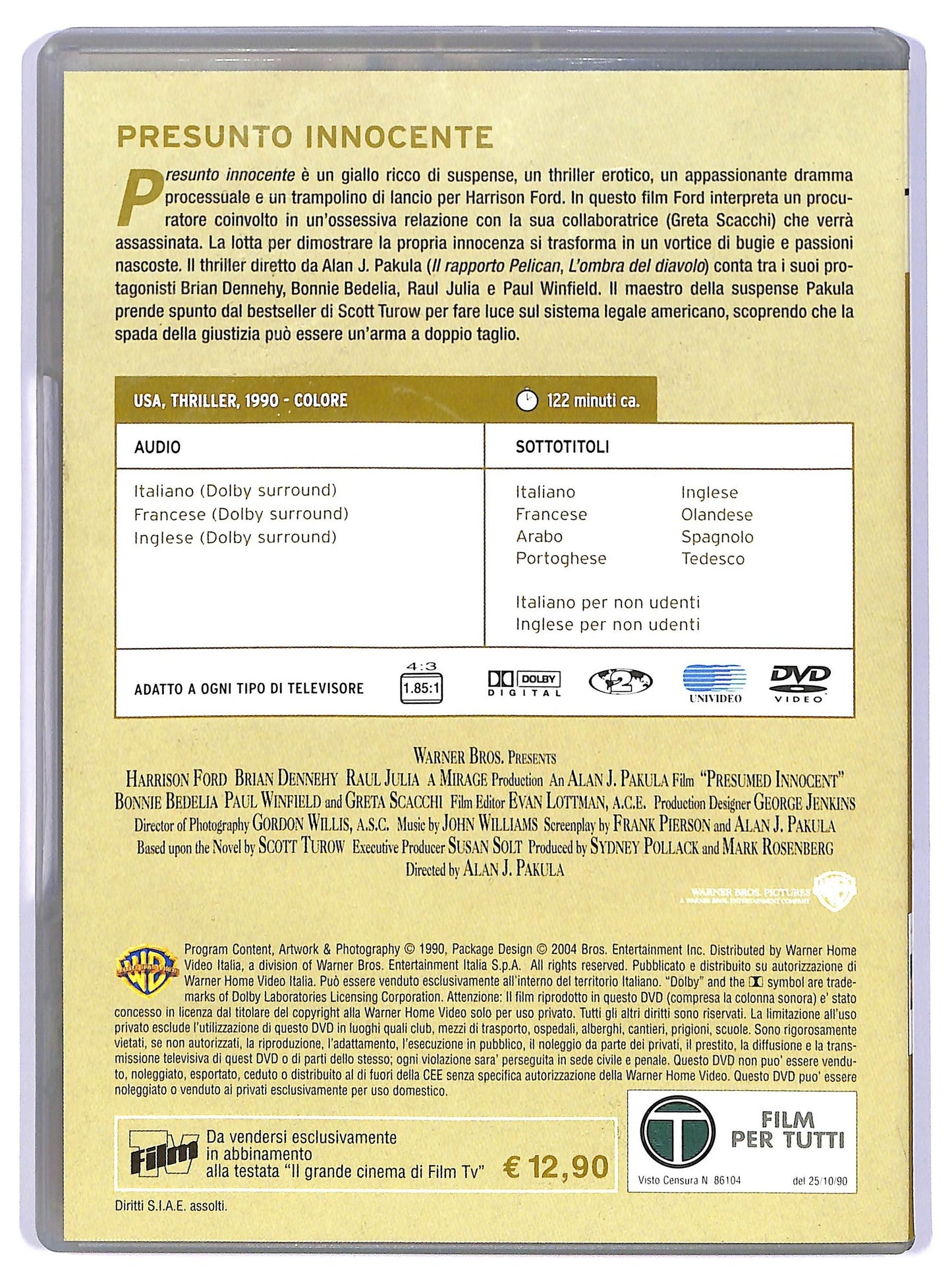 EBOND Presunto innocente EDITORIALE DVD D733351