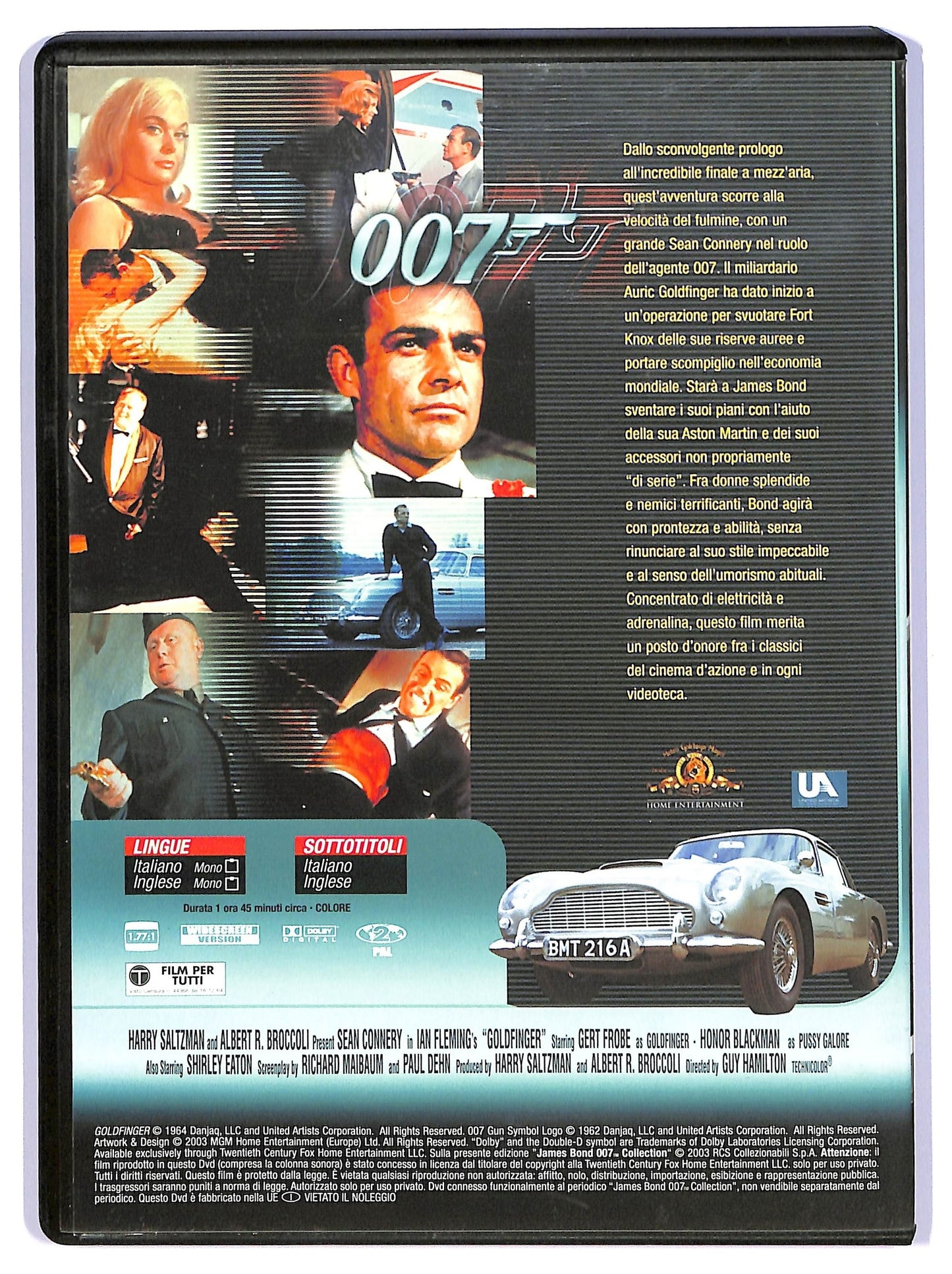 EBOND Missione Goldfinger- EDITORIALE DVD D733365