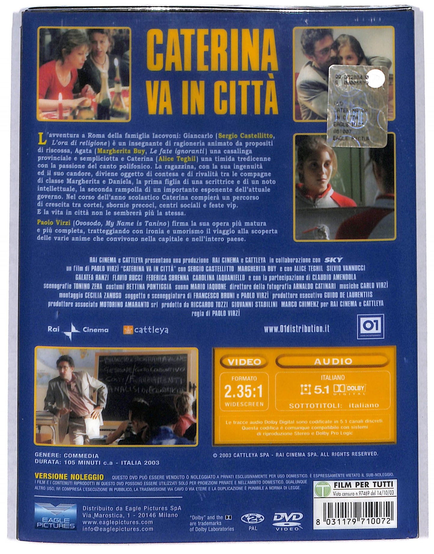 EBOND Caterina va in citta NOLEGGIO DVD D733425